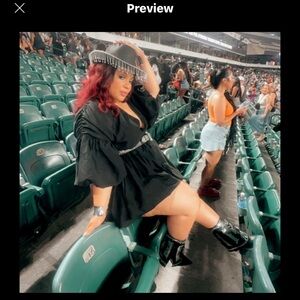 Metallic cowboy boots